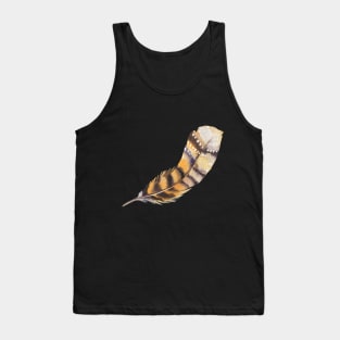 Image: Watercolor, Feather Tank Top